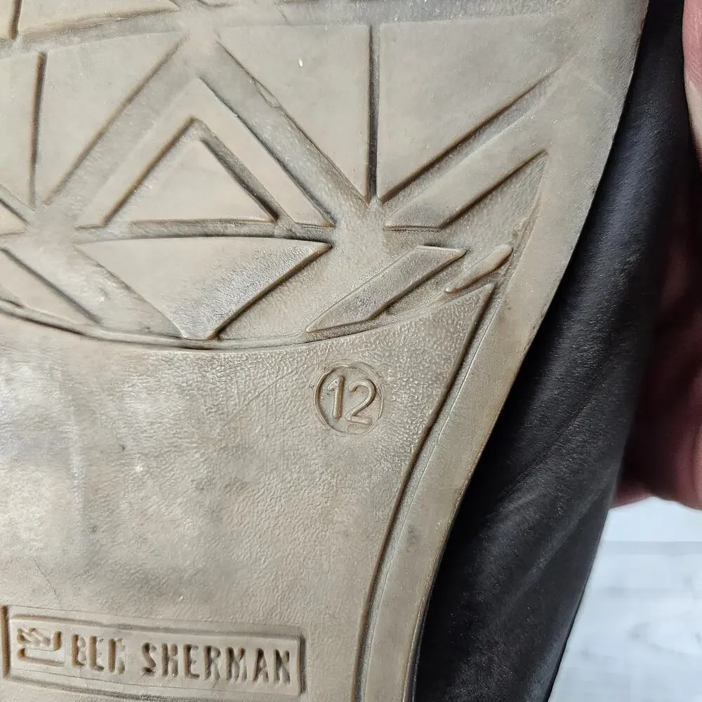 Ben Sherman Mens Size 12 Brown Leather Cap Toe Derby Dress Shoes